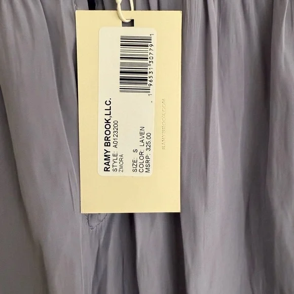 NWT Ramy Brooke Zamora Lavender Blouse Size Small - Picture 3 of 3
